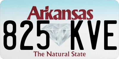 AR license plate 825KVE