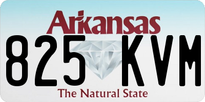 AR license plate 825KVM