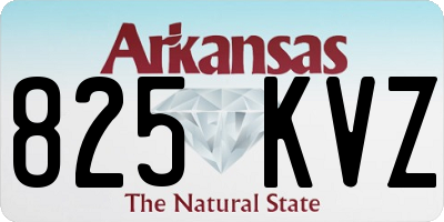 AR license plate 825KVZ