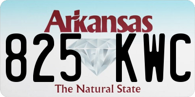 AR license plate 825KWC