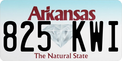 AR license plate 825KWI
