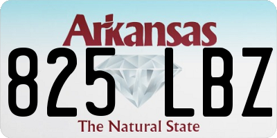 AR license plate 825LBZ