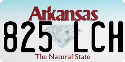 AR license plate 825LCH