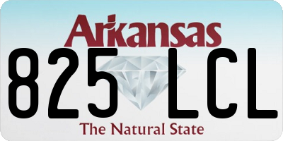 AR license plate 825LCL