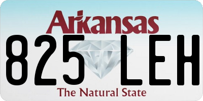 AR license plate 825LEH