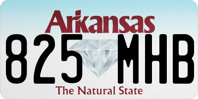 AR license plate 825MHB
