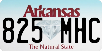 AR license plate 825MHC