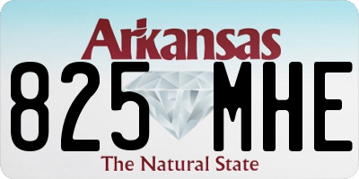 AR license plate 825MHE