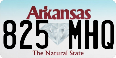 AR license plate 825MHQ