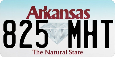 AR license plate 825MHT