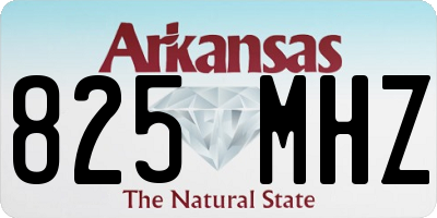 AR license plate 825MHZ