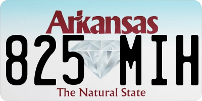 AR license plate 825MIH