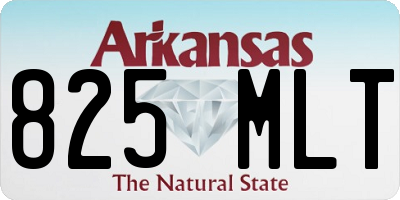 AR license plate 825MLT