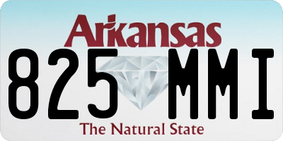 AR license plate 825MMI