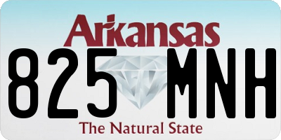 AR license plate 825MNH