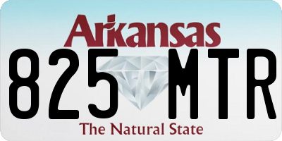 AR license plate 825MTR