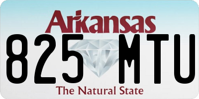AR license plate 825MTU