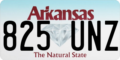 AR license plate 825UNZ