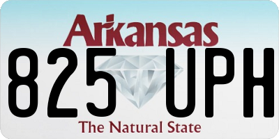 AR license plate 825UPH