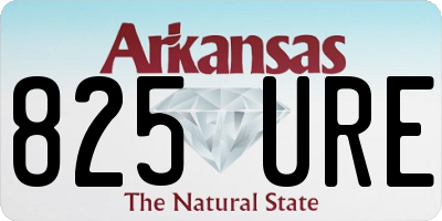 AR license plate 825URE