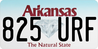 AR license plate 825URF