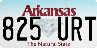 AR license plate 825URT