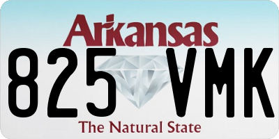 AR license plate 825VMK