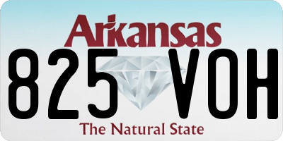 AR license plate 825VOH
