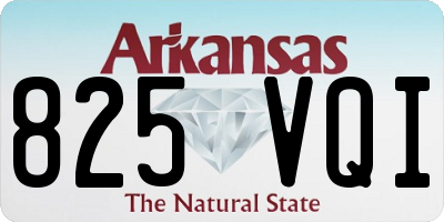AR license plate 825VQI