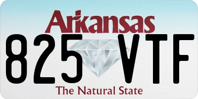 AR license plate 825VTF