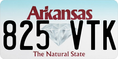 AR license plate 825VTK