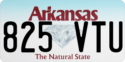 AR license plate 825VTU