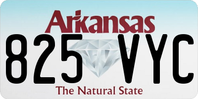 AR license plate 825VYC