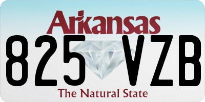 AR license plate 825VZB