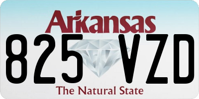 AR license plate 825VZD
