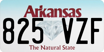 AR license plate 825VZF