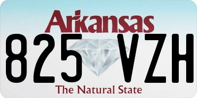 AR license plate 825VZH