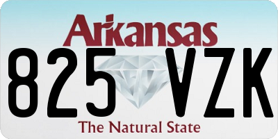 AR license plate 825VZK