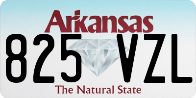 AR license plate 825VZL