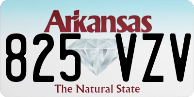 AR license plate 825VZV