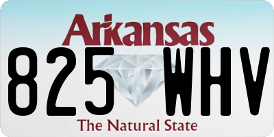 AR license plate 825WHV