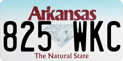 AR license plate 825WKC