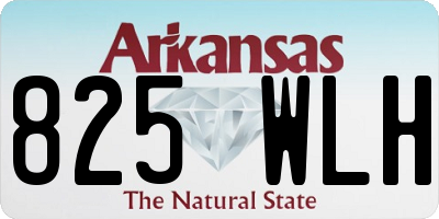 AR license plate 825WLH