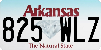 AR license plate 825WLZ
