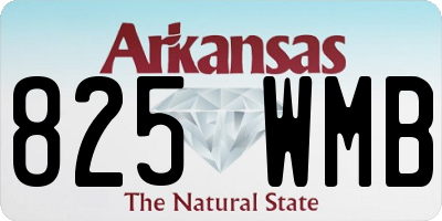 AR license plate 825WMB