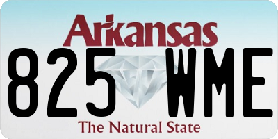 AR license plate 825WME
