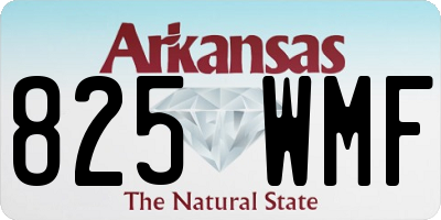 AR license plate 825WMF