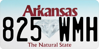 AR license plate 825WMH
