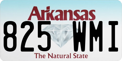 AR license plate 825WMI
