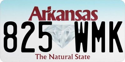 AR license plate 825WMK